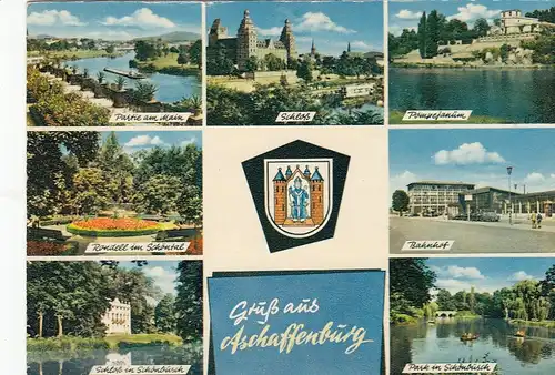 Aschaffenburg a.Main, Mehrbildkarte gl1967 G6354