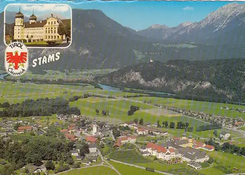 Stams, Unterinntal, Tirol, Panorama glum 1970? G4440