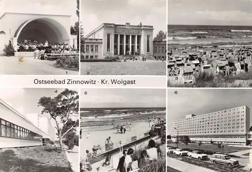 Ostseebad Zinnowitz Konzertpavillon Kulturhaus Strand glca.1980 171.420