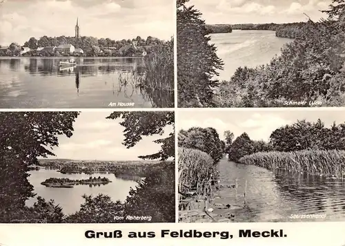 Feldberg (Mecklenburg) Haussee Seerosenkanal glca.1980 169.202