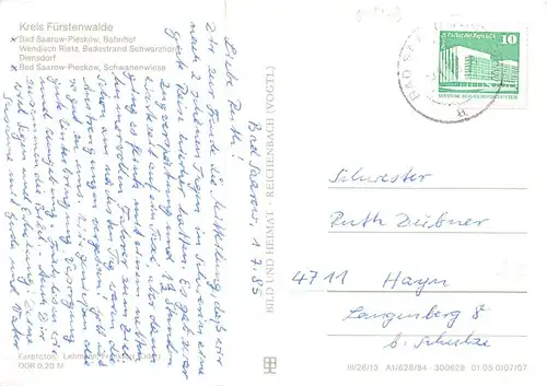 Rund um den Scharmützelsee Teilansichten gl1985 167.982