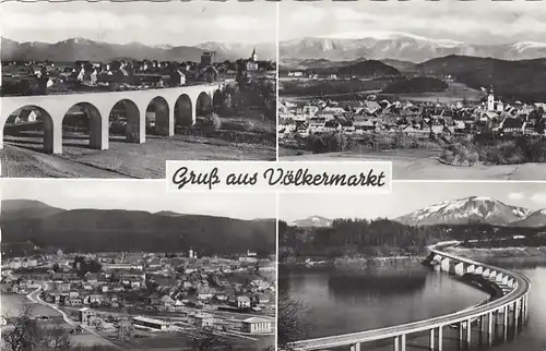 Völkermarkt, Kärnten, Mehrbildkarte gl1963 G4579