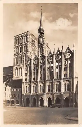 Stralsund Rathaus und St. Nikolai gl1952 171.447