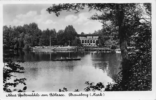 Strausberg (Mark) Neue Spitzmühle am Bötzsee gl1938 168.030