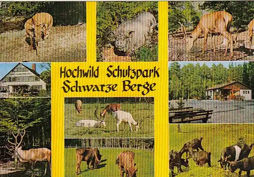 Hochwild-Schutzpark Schwarze Berge, Mehrbildkarte ngl G4609