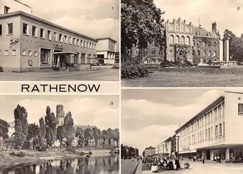 Rathenow Cafe Kreishaus Havel Kaufhaus gl1975 168.971