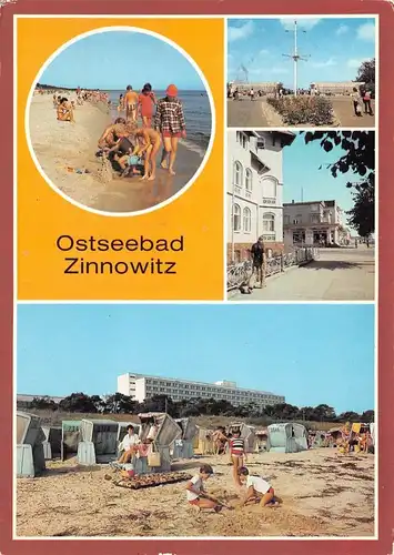 Ostseebad Zinnowitz Strand Straße Ferienheim gl1986 169.391