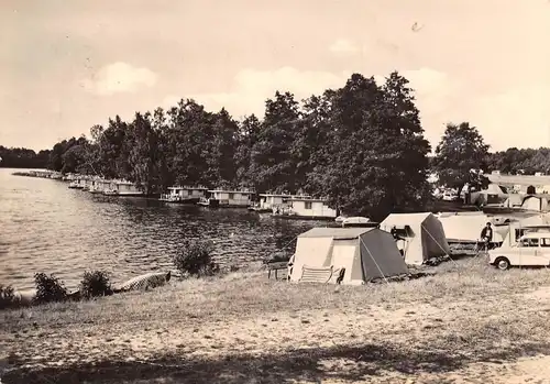 Zechlin (Flecken) Zeltplatz und Wohnboote gl1969 169.037