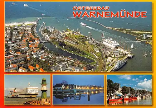 Rostock-Warnemünde Panorama Hafen Teilansicht gl2000 171.532