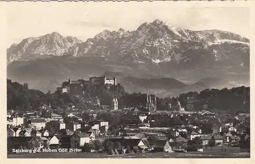 Salzburg, gegen Hohen Göll glum 1950? G4574