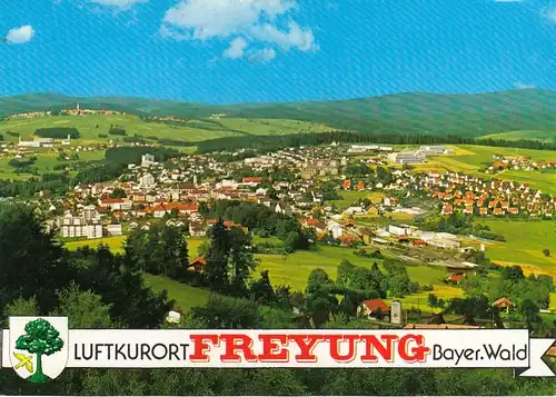 Freyung, Bayerischer Wald, Panorama gl1990 G5491