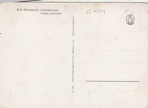 ROB.KAMMERER Wald und Felder ngl G4599