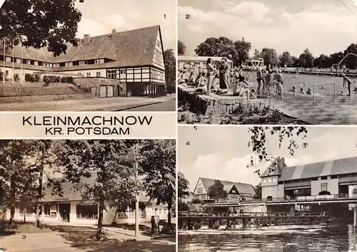 Kleinmachnow Teilansichten Mehrbildkarte gl1978 168.253