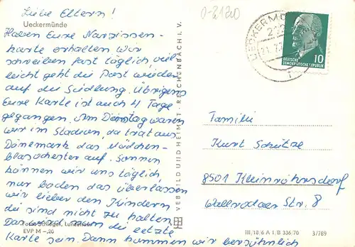 Ueckermünde Teilansicht gl1974 169.253