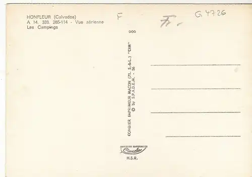 Honfleur (Calvados), Vue aérienne ngl G4726