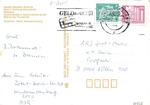 Neubrandenburg Teilansichten gl1980 169.090