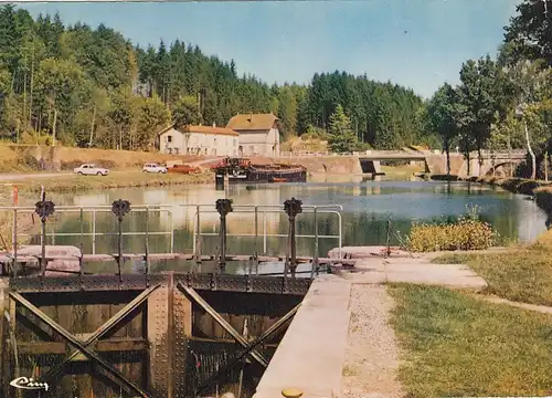 Bains-les-Bains (Vosges) Pont de Coney et l'écluse ngl G4642