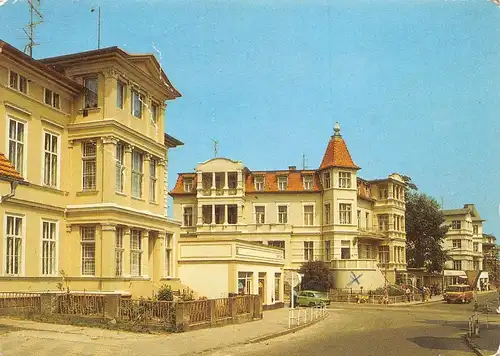 Ostseebad Bansin Straße mit Erholungsheim glca.1980 169.506