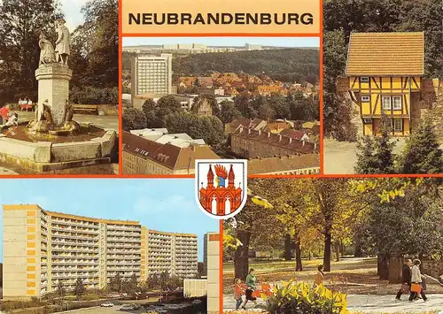 Neubrandenburg Brunnen Ostvorstadt Wiekhaus Straße ngl 169.134
