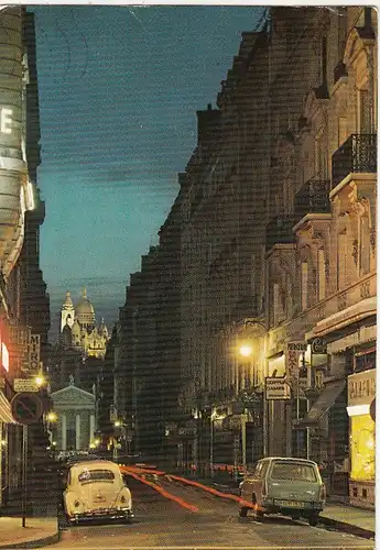 Paris, Rue Lafitte, l'Eglise Notre-Dame de Lorette et le Sacré-Coeur gl1974? G4789