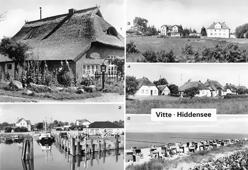 Insel Hiddensee Vitte Hafen Fischerhäuser Strand ngl 169.904