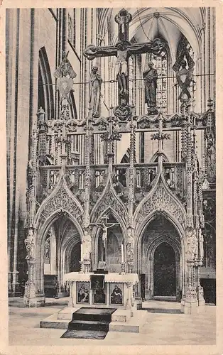 Halberstadt Dom Lettner mit Blick auf den Hohen Chor ngl 171.660