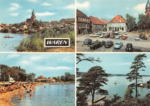 Waren (Müritz) Tiefwarensee Markt Badeanstalt ngl 169.151