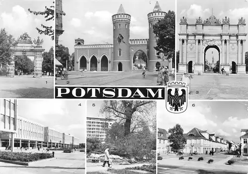 Potsdam Teilansichten Mehrbildkarte gl1980 168.396