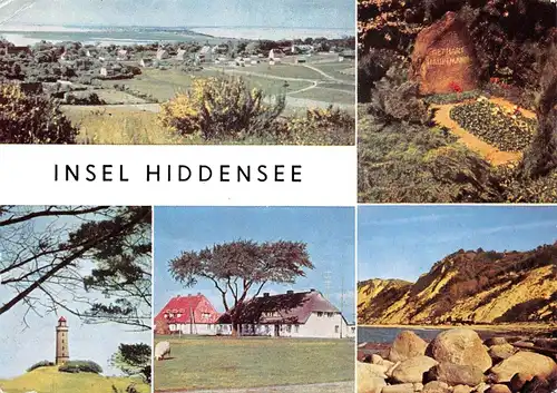 Insel Hiddensee Dornbusch Grabstätte Leuchtturm gl1974 169.576