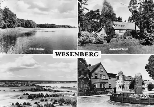 Wesenberg See Jugendherberge Stadtpartie gl1976 169.193