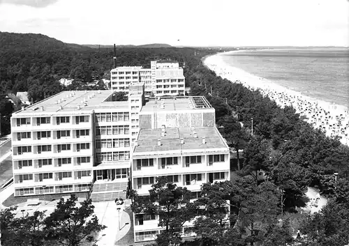 Ostseebad Binz (Rügen) Heim und Blick zum Strand gl1977 169.587