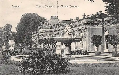 Potsdam Schloss Sanssouci Oberste Terrasse ngl 168.413