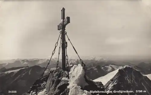 Gipfelkreuz am Großglockner, Kärnten, gl1938 G4869