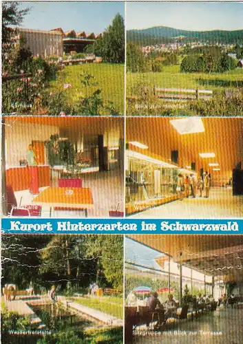 Hinterzarten Schwarzwald, Mehrbildkarte gl1975 G6766