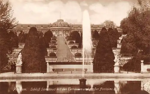 Potsdam Sanssouci mit Terrassen ngl 168.452