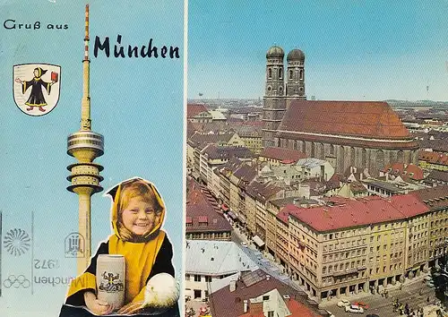 München, Kindl und Frauenkirche gl1972 G6827