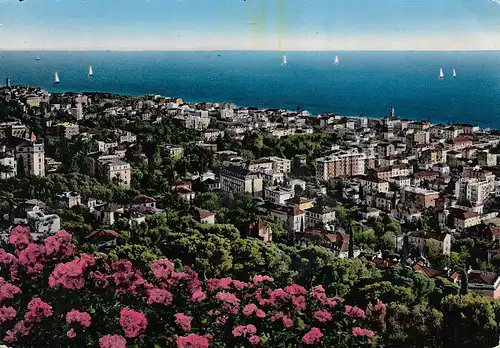 Bordighera, Riviera del Fiori, Panorama generale glum 1955? G6846