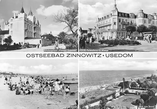 Ostseebad Zinnowitz Erholungsheim Strand gl1971 169.407
