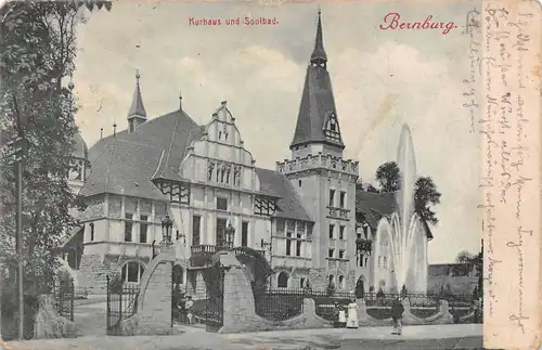 Bernburg Kurhaus und Solbad glca.1920 171.836