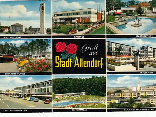 Stadt Allendorf, Mehrbildkarte gl1967 G5861