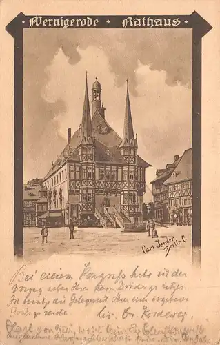 Wernigerode Rathaus gl1905 171.681