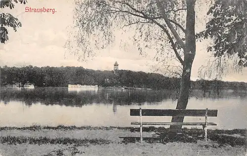 Strausberg (Mark) Uferpartie gl1908 168.034