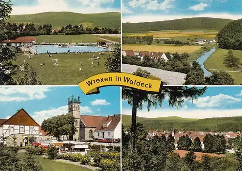 Luftkurort Wrexen, im Waldeck, Mehrbildkarte ngl G5939