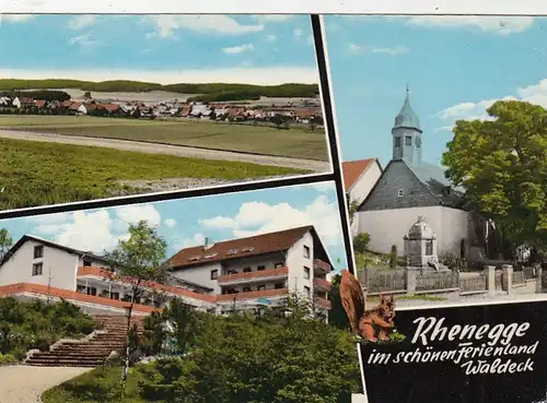 Diemelsee-Rhenegge, Waldeck, Mehrbildkarte ngl G5957
