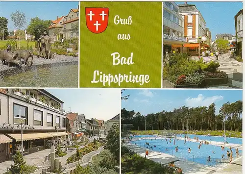 Bad Lippspringe, Mehrbildkarte ngl G5980
