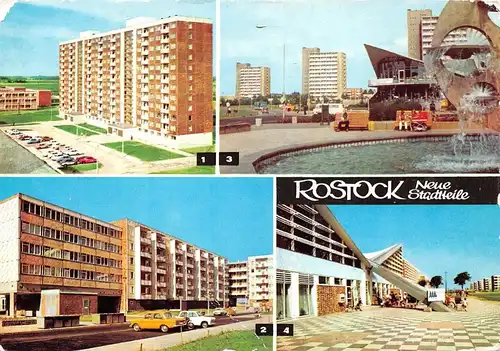 Rostock Neue Stadtteile Lütten Klein Evershagen Südstadt gl1978 170.162