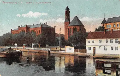 Brandenburg (Havel) Saldria und St. Johanniskirche ngl 168.697