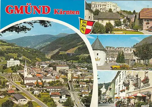 Gmünd, Kärnten, Mehrbildkarte ngl G5004