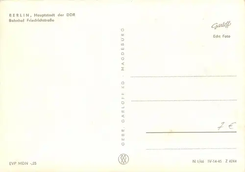 Berlin Bahnhof Friedrichstraße ngl 171.961