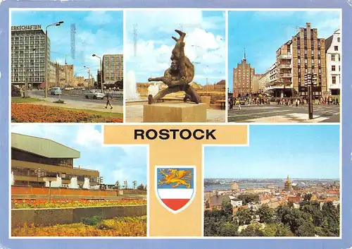 Rostock Teilansichten Stadtpartien gl1981 170.218